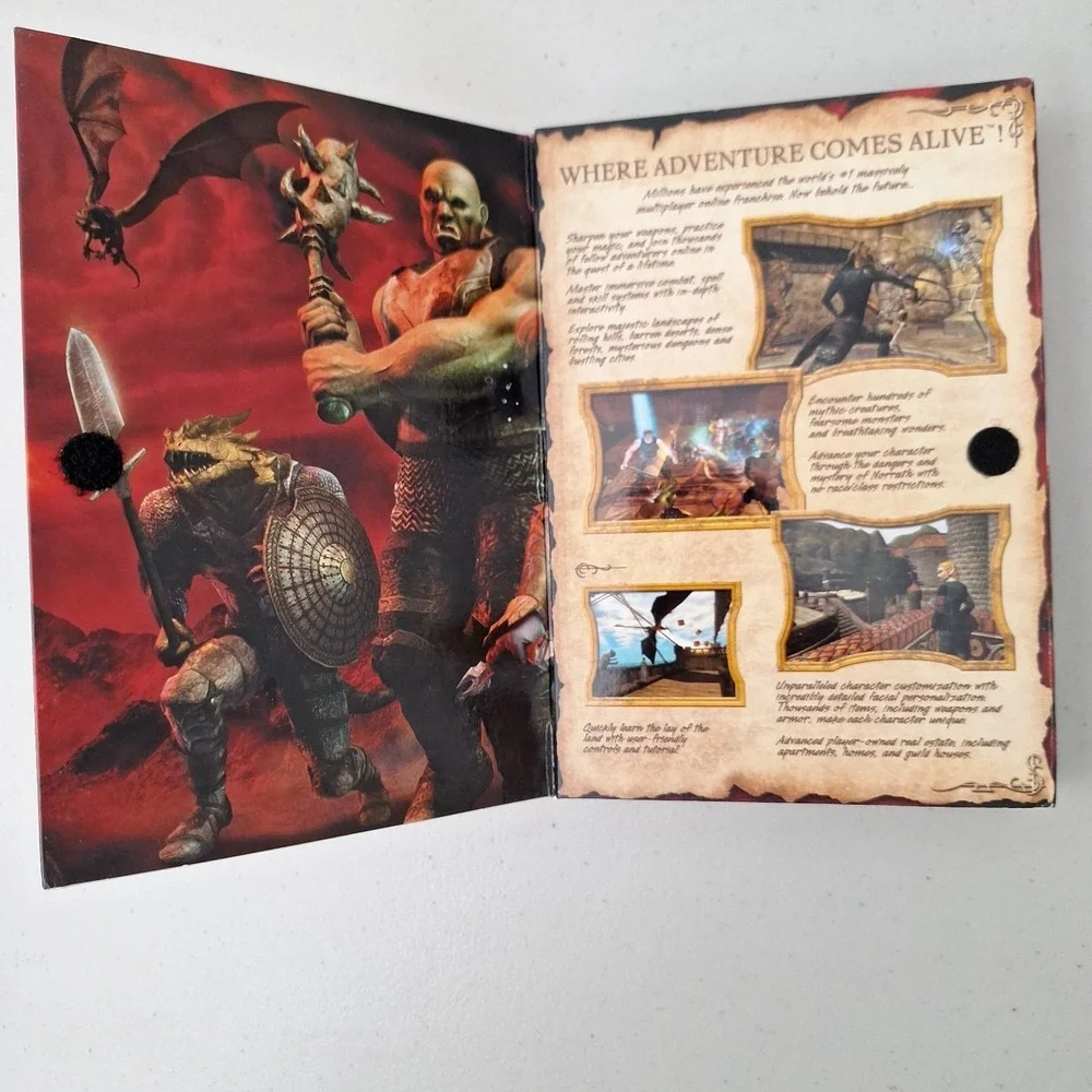 Vtg EverQuest II 2004 Sony PC DVD-ROM Box Set Computer Game- Open Box - COMPLETE